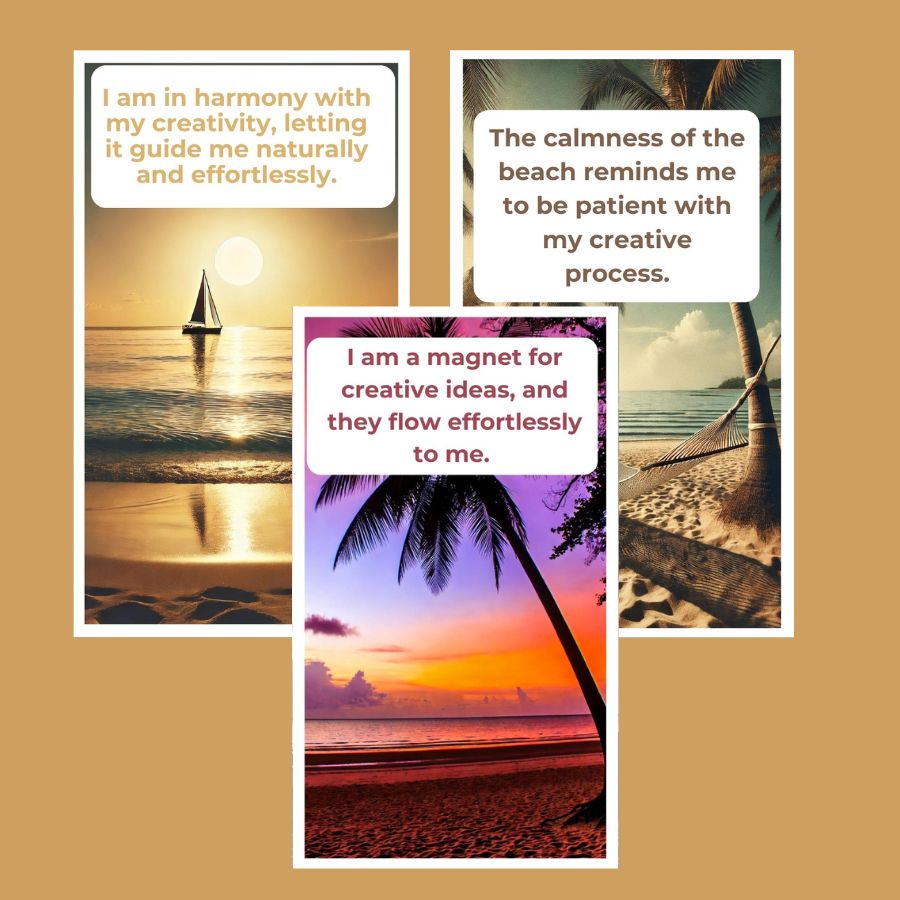 affirmation cards for writers